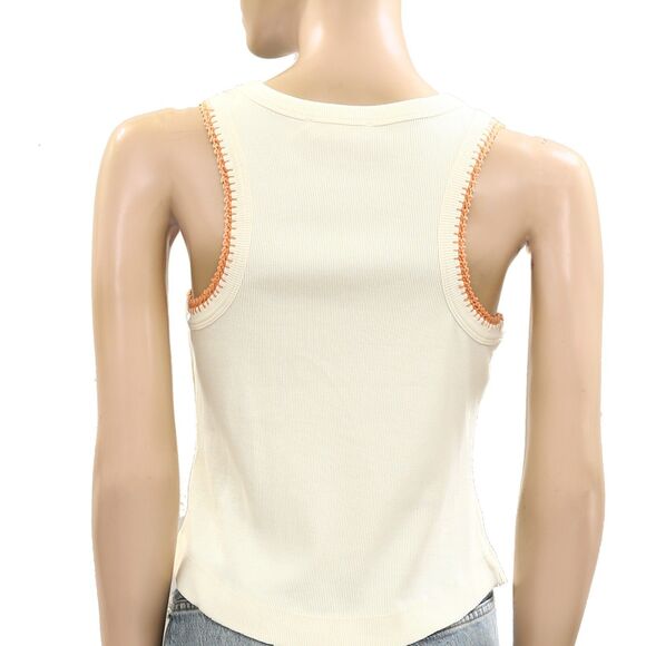 Cleo + Wolf Anthropologie Tank Top Blouse Sleeveless Crochet Lace M NEW 277027 - Picture 8 of 9